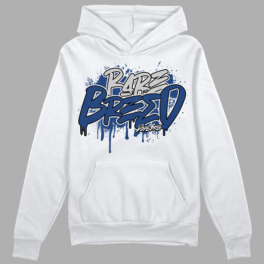 Jordan 13 French Blue DopeSkill Hoodie Sweatshirt Rare Breed Graphic - White 