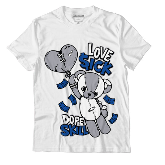 Jordan 5 Stealth DopeSkill T-Shirt Love Sick Graphic - White 