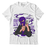 Jordan 3 Dark Iris DopeSkill T-Shirt Money Is The Motive Graphic - White 