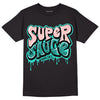 Green Snakeskin Dunk Low DopeSkill T-Shirt Super Sauce Graphic - Black