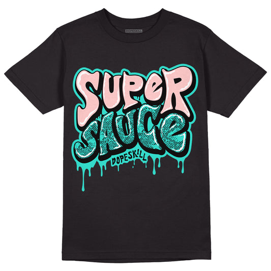 Green Snakeskin Dunk Low DopeSkill T-Shirt Super Sauce Graphic - Black