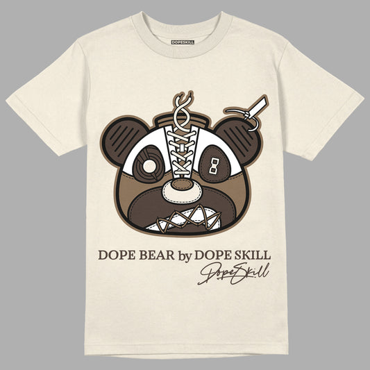 Jordan 1 Low OG “Reverse Mocha” DopeSkill Sail T-shirt Sneaker Bear Head Graphic