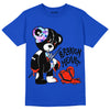 Hyper Royal 12s DopeSkill Hyper Royal T-shirt Broken Heart Graphic