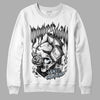 Black Metallic Chrome 6s DopeSkill Sweatshirt Money On My Mind Graphic - White