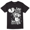 Jordan 1 High Stealth DopeSkill T-Shirt Love Sick Graphic - Black 