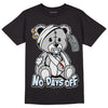 Black Metallic Chrome 6s DopeSkill T-Shirt Hurt Bear Graphic - Black