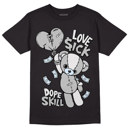 Black Metallic Chrome 6s DopeSkill T-Shirt Love Sick Graphic - Black