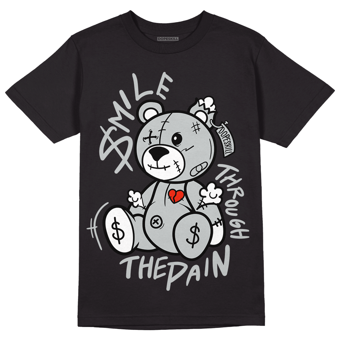 Black Canvas 4s DopeSkill T-Shirt BEAN Graphic – DOPESKILL