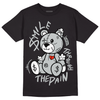 Black Canvas 4s DopeSkill T-Shirt BEAN Graphic - Black 