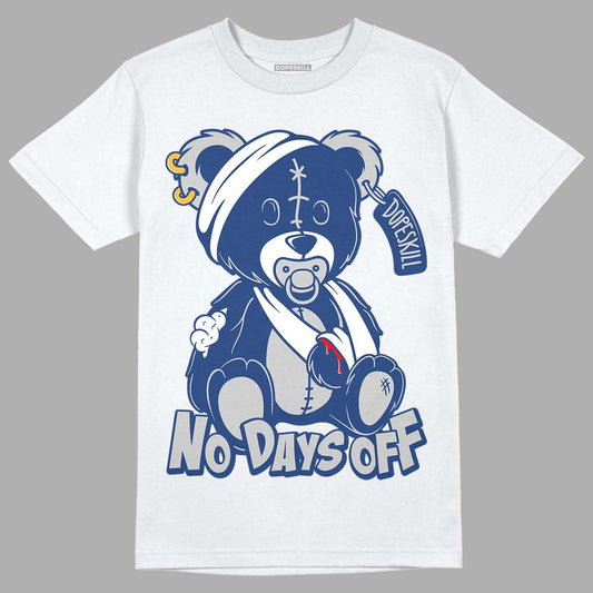 AJ 13 French Blue DopeSkill T-Shirt Hurt Bear Graphic