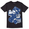 AJ 13 French Blue DopeSkill T-Shirt Bear Steals Sneaker Graphic