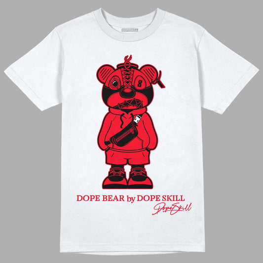 AJ 4 Red Thunder DopeSkill T-Shirt Sneaker Bear Graphic