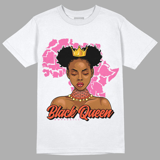 Jordan 5 GS Pinksicle DopeSkill T-Shirt Black Queen Graphic - White 