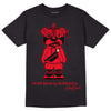 AJ 4 Red Thunder DopeSkill T-Shirt Sneaker Bear Graphic