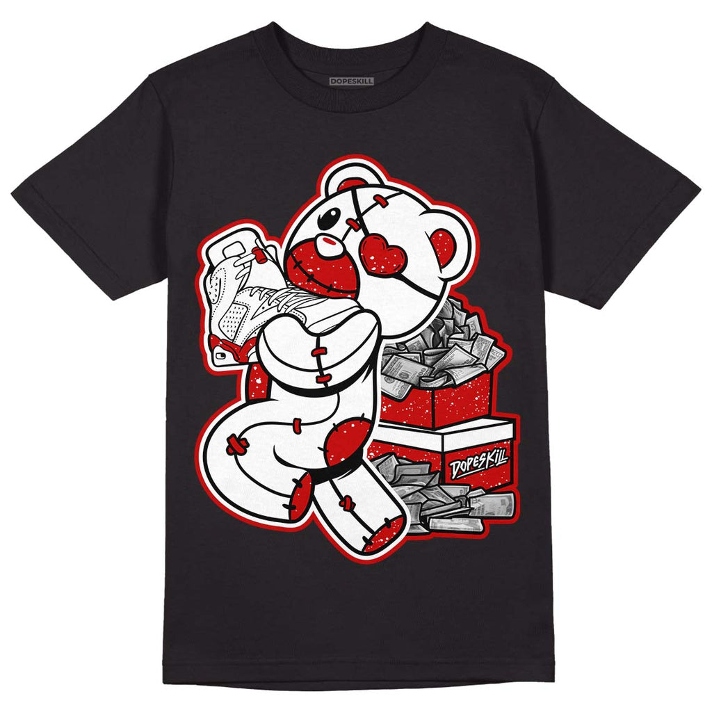 AJ 6 “Red Oreo” DopeSkill T-Shirt Bear Steals Sneaker Graphic – DOPESKILL