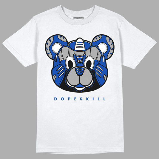 AJ 5 Racer Blue DopeSkill T-Shirt SNK Bear Graphic