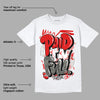 Fire Red 3s DopeSkill T-Shirt New Paid In Full Graphic