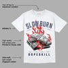 Midnight Navy 4s DopeSkill T-Shirt Slow Burn Graphic