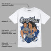 AJ 13 French Blue DopeSkill T-Shirt Queen Of Hustle Graphic