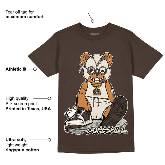 AJ 1 Low OG “Reverse Mocha” DopeSkill Ridgerock T-shirt Greatest Graphic