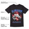 AJ 5 Racer Blue DopeSkill T-Shirt Slow Burn Graphic