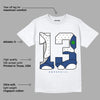 AJ 13 French Blue DopeSkill T-Shirt No.13 Graphic