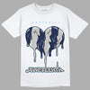 Georgetown 6s DopeSkill T-Shirt Juneteenth Heart Graphic - White