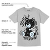 Black Metallic Chrome 6s DopeSkill Metallic Silver T-shirt BEAN Graphic