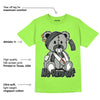 AJ 5 Green Bean DopeSkill Green Bean T-shirt Hurt Bear Graphic