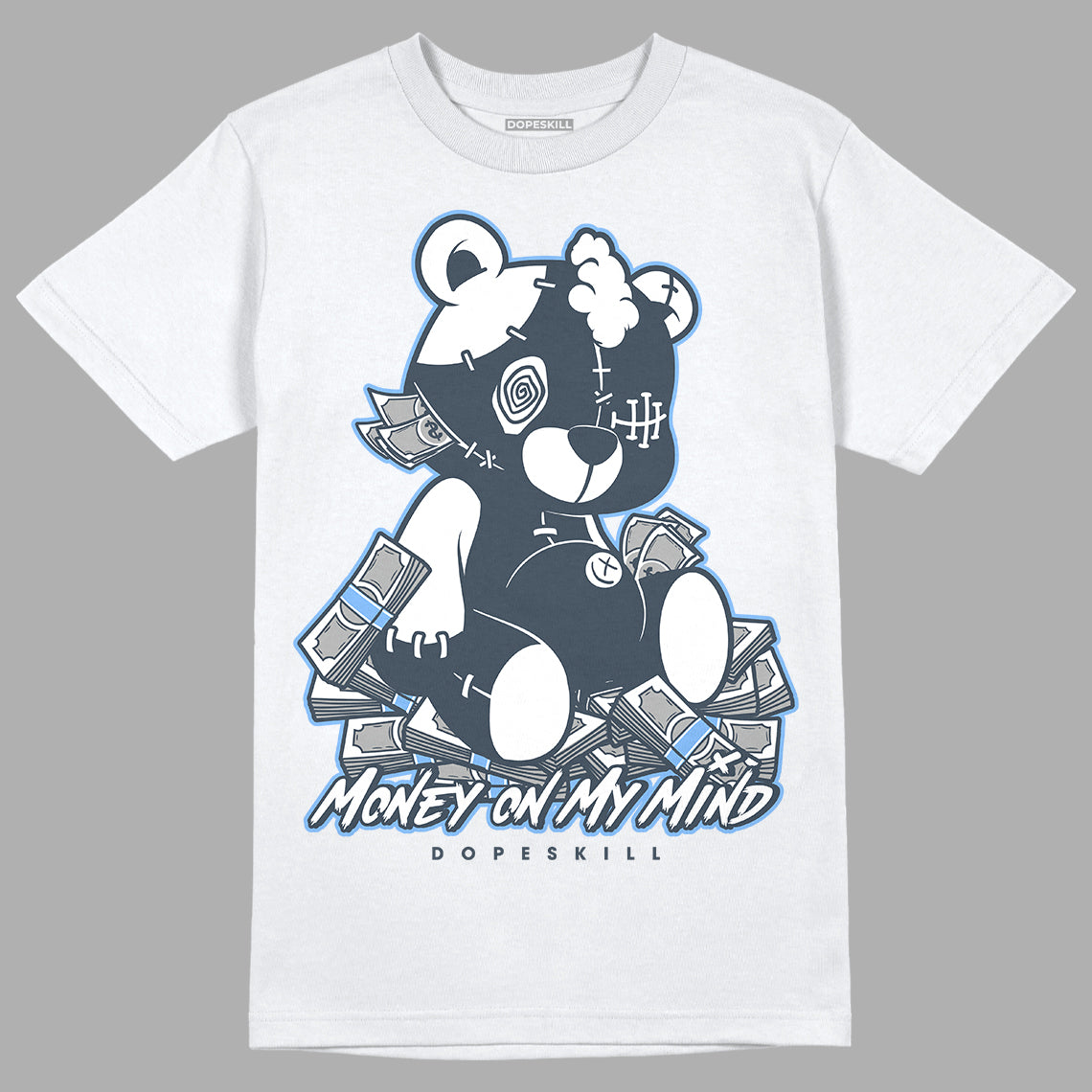 Jordan 6 Midnight Navy DopeSkill White T-Shirt MOMM Bear Graphic