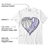 AJ 11 Low Pure Violet DopeSkill T-Shirt Heart AJ 11 Graphic