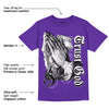 PURPLE Collection DopeSkill Purple T-shirt Trust God Graphic