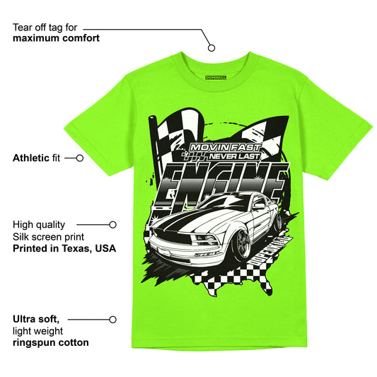 Neon Green Collection DopeSkill Neon Green T-shirt ENGINE Tshirt Graphic