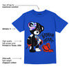 Hyper Royal 12s DopeSkill Hyper Royal T-shirt Broken Heart Graphic