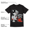 Black Canvas 4s DopeSkill T-Shirt Broken Heart Graphic