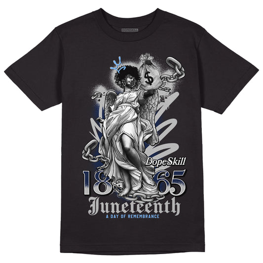 Georgetown 6s DopeSkill T-Shirt Juneteenth Graphic - Black