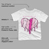 Triple Pink Dunk Low DopeSkill Toddler Kids T-shirt Slime Drip Heart Graphic