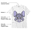 AJ 11 Low Pure Violet DopeSkill T-Shirt Sneaker Rabbit Graphic