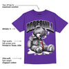 PURPLE Collection DopeSkill Purple T-shirt Sick Bear Graphic