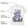 AJ 11 Low Pure Violet DopeSkill T-Shirt MOMM Bear Graphic