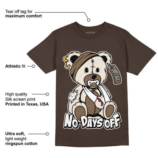 AJ 1 Low OG “Reverse Mocha” DopeSkill Ridgerock T-shirt Hurt Bear Graphic