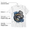 AJ 6 Midnight Navy DopeSkill White T-Shirt Takin No L's Graphic