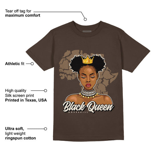 AJ 1 Low OG “Reverse Mocha” DopeSkill Ridgerock T-shirt Black Queen Graphic