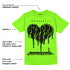 Neon Green Collection DopeSkill Neon Green T-shirt Juneteenth Heart Graphic