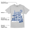 AJ 13 French Blue DopeSkill Light Steel Grey T-shirt LOVE Graphic