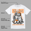 Orange Black White DopeSkill T-Shirt Real Lover Graphic