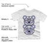 Pure Violet 11s Low DopeSkill Toddler Kids T-shirt Leather Bear Graphic