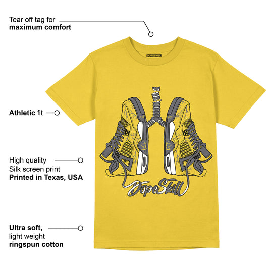 Lightning 4s DopeSkill Tour Yellow T-shirt Breathe Graphic