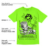 Neon Green Collection DopeSkill Neon Green T-shirt Show Me The Money Graphic