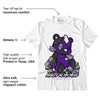 AJ 3 Dark Iris DopeSkill T-Shirt MOMM Bear Graphic